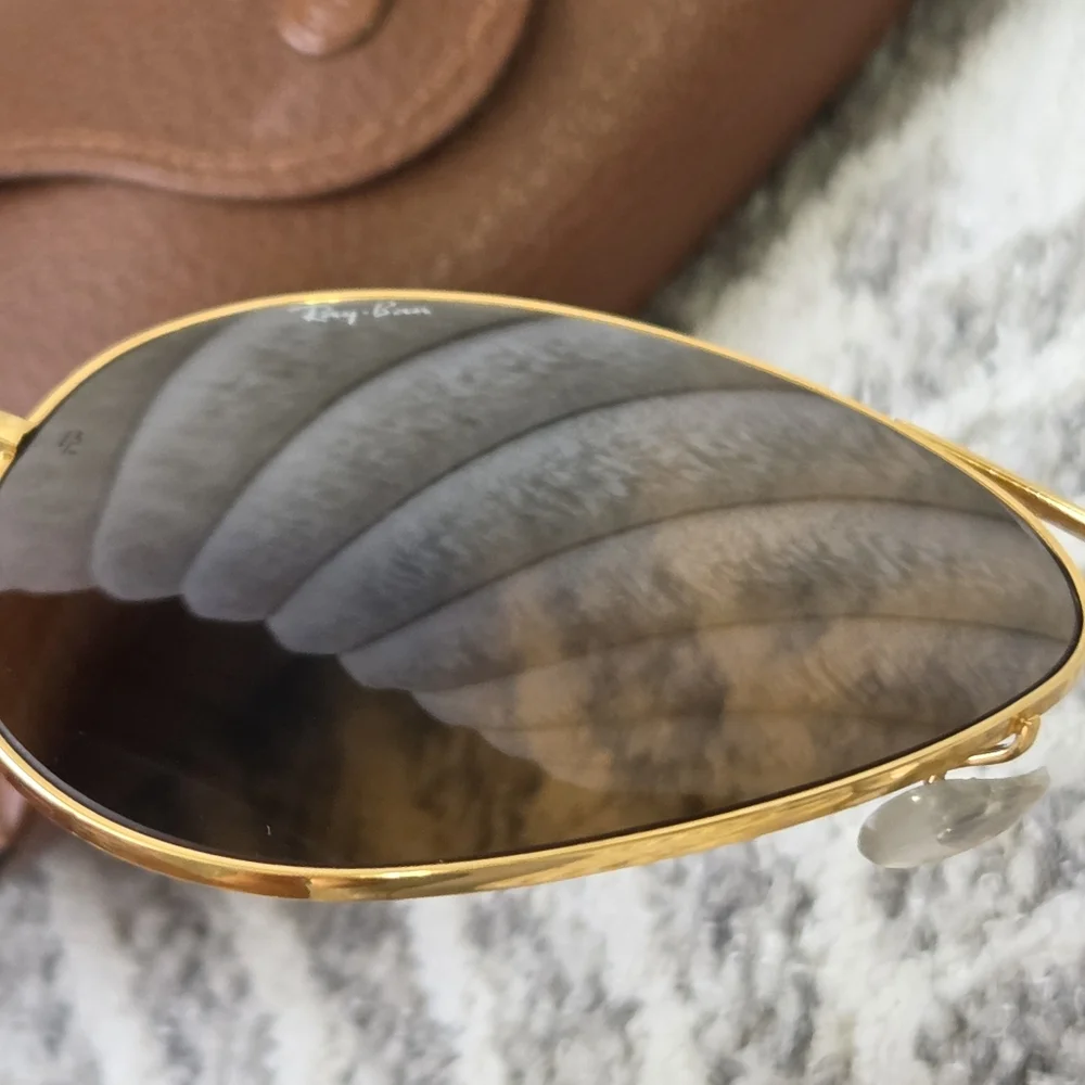 VINTAGE RAY BAN B&L B15 TOP-GRADIENT MIRRORED  AVIATOR SUNGLASSES‎